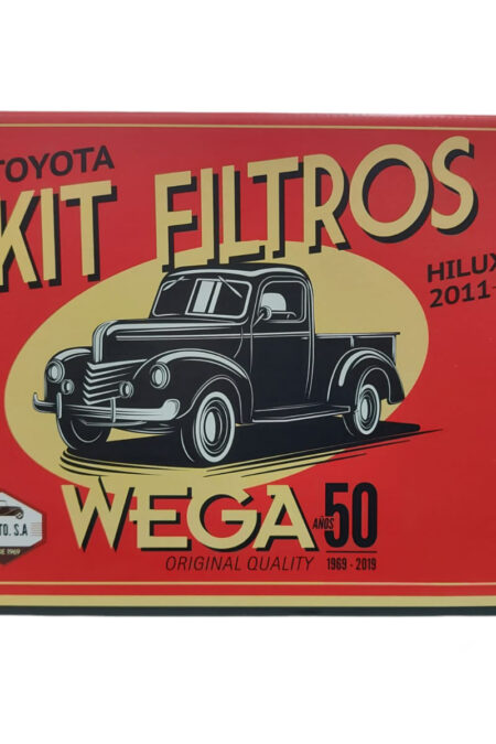 Kit de filtros para Toyota Hilux 2011Wega