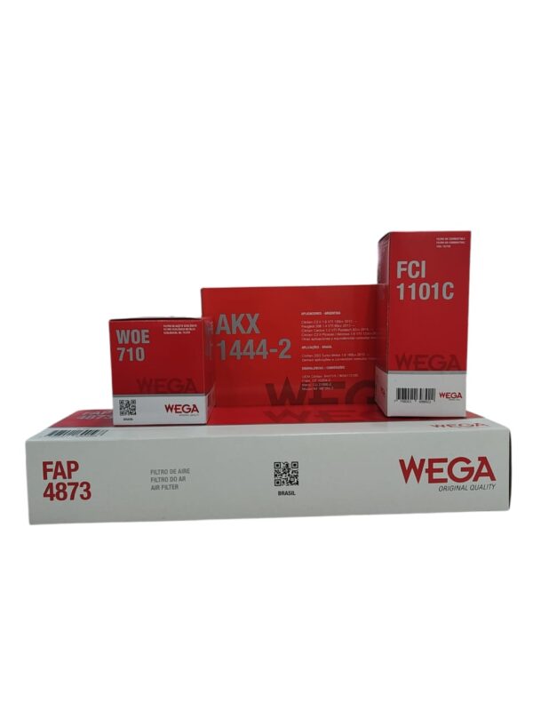 Kit de filtros para Peugeot 208 marca Wega - Imagen 2